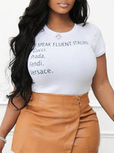 White Logo Tee Ins Street
